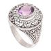 Bali Idyll,'Amethyst Cocktail Ring from Bali'