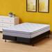 Full 16" Hybrid Mattress - The Twillery Co.® Laird 12-Inch Ultra Plush Euro Top Single Sided w/ Box Spring/Foundation | 74 H x 53 W 16 D in Wayfair