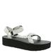 Teva Flatform Universal Gloriosa Sandal - Womens 11 Grey Sandal Medium