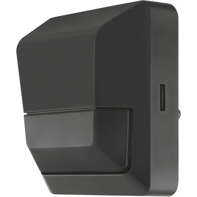 Sensor für Wandmontage, 180 Grad Erfassungsradius, IP55 Schutzklasse, Dunkelgrau, sensor wall