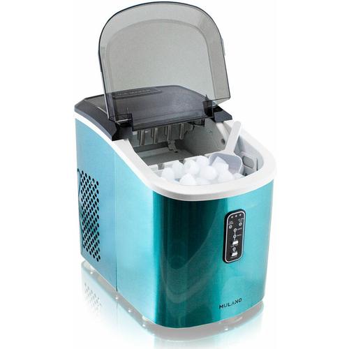 Mulano Eiswürfelmaschine Edelstahl Eiswürfelbereiter Eiswürfel Ice Maker Eis Maschine Icemaker