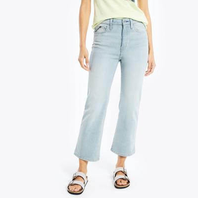 Nautica Women's Nautica Jeans Co. True Flex High-Rise Demi-Boot Cropped Denim Federal Blue, 0