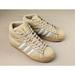 Adidas Shoes | Adidas Pci 789002 Pro Model Men's Youth 6 Women's 7 Hightop Basketball Shoes Tan | Color: Tan/White | Size: 6