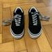 Vans Shoes | Black & Silver Glitter Vans | Color: Black/Silver | Size: 10.5g