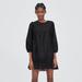 Zara Dresses | New Zara Xs Romantic Jumpsuit Dress Black | Color: Black | Size: Xs