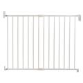 Munchkin Stair Gate, Easy Close Extending Toddler & Baby Gate, Wide Stair Gate, Extendable Fit Baby or Dog Gate, Baby Safety Gate for Stairs & Doorways, No Bar Child Gate, 64.5-102cm, White