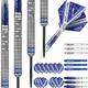 Unicorn Weltmeister Natur Darts, blau/Silber, 24 g