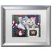 Trademark Fine Art Jenny Newland 'Christmas Calendar Kittens' - Picture Frame Graphic Art Print on Canvas Canvas, | Wayfair ALI1941-S1620MF