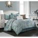 House of Hampton® Paulina Comforter Set Polyester/Polyfill/Microfiber in Blue | Cal. King Comforter + 6 Additional Pieces | Wayfair