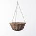 Bayou Breeze Rattan Hanging Planter Rattan | 8 H x 17 W x 17 D in | Wayfair 84E572359B8F49E28CFEBC6E13280AE6