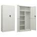 Inbox Zero Storage Cabinet w/ a Lock Storage Locker Storage Organizer Steel Stainless Steel in Gray | 70.9 H x 35.4 W x 15.7 D in | Wayfair