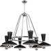 Robert Abbey Vortex 46 Inch 6 Light Chandelier - S565