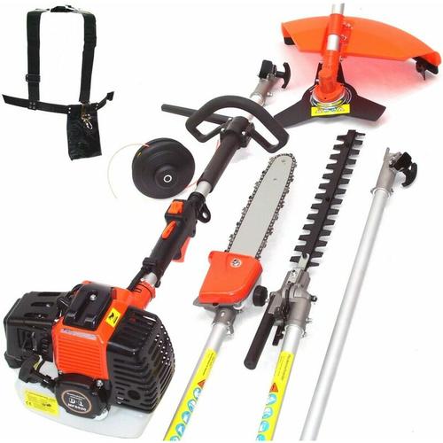 Apex - Benzin Motorsense Multitool 5in1 Freischneider 55879 Heckenschere Motorsäge Säge