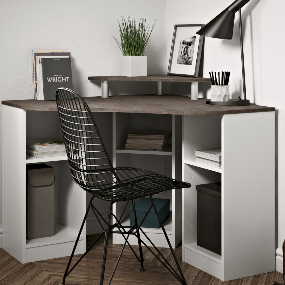 TemaHome »Corner« Schreibtisch Weiß mit Concerte 82x94x94 cm