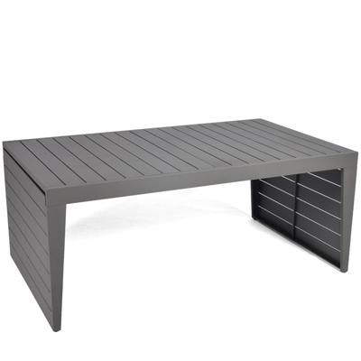 Table de jardin extensible en aluminium 8 places gris anthracite