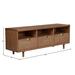 Alpine Furniture Easton Wood TV Console in Sand (Beige)