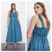 Zara Dresses | Nwt Zara Taffeta Tie Dress Size S | Color: Blue | Size: S