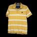 American Eagle Outfitters Shirts | American Eagle Outfitters Eagle Polo Shirt; Yellow And Navy Men’s Pullover Polo | Color: White/Yellow | Size: M