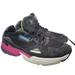 Adidas Shoes | Adidas Originals Womens 8 Falcon Black Purple Pink Casual Walking Shoes - Cg6219 | Color: Black | Size: 8