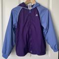 Adidas Jackets & Coats | Girls Adidas Retro Windbreaker | Color: Blue/Purple | Size: Mg