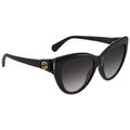 Gucci Accessories | New Gucci Grey And Black Cat Eye Women's Sunglasses | Color: Black/Gray | Size: 56mm-18mm-130mm