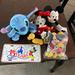 Disney Toys | Disney Land License Plate Plush Kids Adults Collectors Stitch, Mikey & Minnie | Color: Blue/Red | Size: Medium-Large
