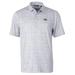 Men's Cutter & Buck Gray Baltimore Ravens Pike Constellation Print Stretch Polo