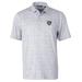 Men's Cutter & Buck Gray Las Vegas Raiders Pike Constellation Print Stretch Polo