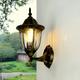 Licht-erlebnisse - Applique d'extérieur milano de couleur or au design de lanterne en style