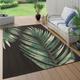 Paco Home - Tapis Exterieur Terrasse Salon Cuisine Palmiers Jungle Fleuri Motif Boho Vert 200x290