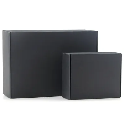 Emballage noir boîte-cadeau en carton boîte à savon prend en charge l'impression de logo de taille