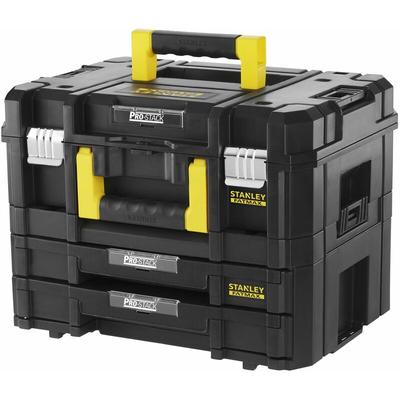 Stanley - pro-stack Set - pro-stack Koffer und Koffer mit 2 Schubladen - 21,5 l - 45 kg Max