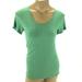 Lularoe Tops | Lularoe Women's Size Medium M Green Short Sleeve Scoop Neck Casual Shirt Top | Color: Green | Size: M