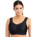 Plus Size Women's Wonderwire® High-Impact Underwire Sport Bra 9066 by Glamorise in Black (Size 36 G)