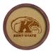Kent State Golden Flashes 20.25'' Round Faux Barrel Framed Cork Board