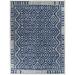 Blue/Navy 84 x 63 x 0.01 in Indoor/Outdoor Area Rug - Balta Rugs Amparo Navy Southwestern Trellis Indoor/Outdoor Area Rug | Wayfair