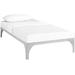 Ollie Platform Bed by Modway Metal in Gray | 11 H x 76 W x 80 D in | Wayfair MOD-5430-SLV