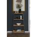 Hooker Furniture Commerce & Market 48" H x 28" W Steel Etagere Bookcase in Black/Brown/Yellow | 48 H x 28 W x 16 D in | Wayfair 7228-50649-00