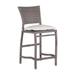 Summer Classics Skye 24" Patio Bar Stool w/ Cushion Wicker/Rattan in Gray | 39.375 H x 18 W x 22.5 D in | Wayfair 360024+C4896457W6457