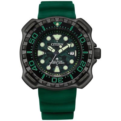 Citizen Eco-Drive Men's Promaster Dive Green Strap Watch, 47mm - Green