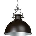 Relaxdays - Lampe à suspension style industriel HxlxP 145 x 40,5 x 40,5 cm abat-jour forme de