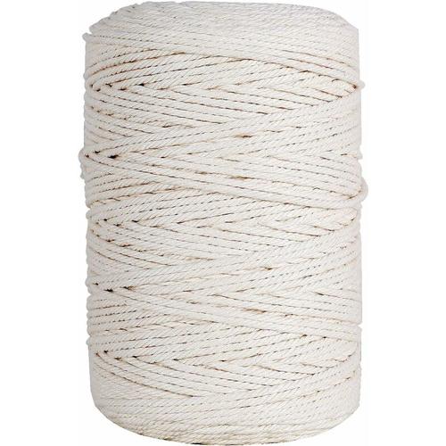 Makramee-Seil 3mm x 200m, 100% Baumwolle Makramee-Faden Schnur Schnur, Makramee-Seil für DIY