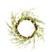 Yellow Forsythia Twig Artificial Floral Wreath, 12-Inch