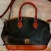 Dooney & Bourke Bags | Dooney & Bourke Black Pebble Grain Black Large Satchel | Color: Black/Brown | Size: Os