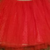 Disney Bottoms | Disney Minnie Mouse Girl's Tutu Skirt L | Color: Red/Silver | Size: 10g