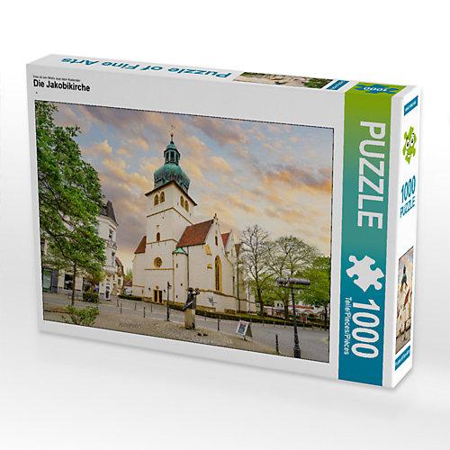 Puzzle CALVENDO Puzzle Die Jakobikirche - 1000 Teile Foto-Puzzle glückliche Stunden Kinder