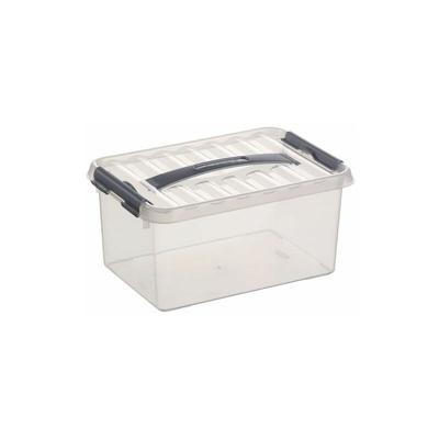 Sunware - Aufbewahrungsbox 6L transparent 30 x 20 x 14 cm Boxen, Körbchen & Kisten