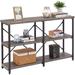 17 Stories 55.1" Console Table Wood in Brown/Gray | 30.1 H x 55.1 W x 13.4 D in | Wayfair D54B57BDC0CA4C93A1DA8F1BDF186692