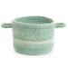 Gracie Oaks Kiomi Fabric Basket Fabric in Green/Blue | 12 H x 12 W x 12 D in | Wayfair E53EE874D4C449F5820F0A324BD4D340