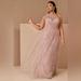 Anthropologie Dresses | Anthropologie Bhldn Hayley Paige Phoebe Tulle Shimmer Dress | Color: Pink/Silver | Size: 12